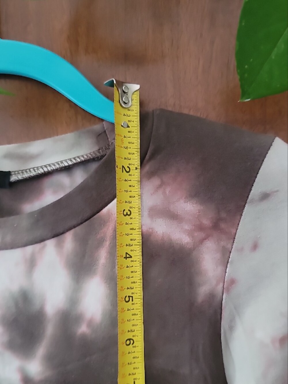 NWOT Forever 21 Women's Long Sleeve Tie-Dye Mini Bodycon Dress in Olive & Brown - Picture 7 of 8